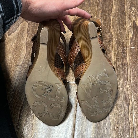 Franco Sarto Wedge Sandals - Picture 12 of 14